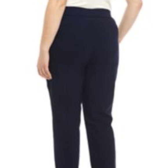 Kim Rogers Plus Size Millennium Navy Ankle Pants - Picture 7 of 10